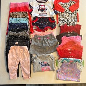 6-9 month old toddler clothes bundle.